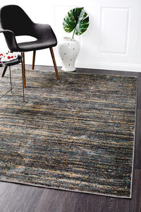 Dreamscape Distinguish Modern Slate Rug