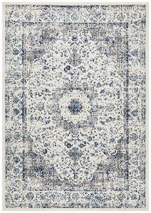 Aurora Mist White Transitional Rug