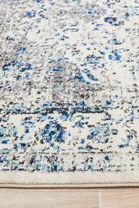 Aurora Mist White Transitional Rug