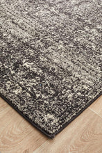 Aurora Estella Charcoal Transitional Runner Rug