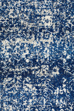 Aurora Boho Navy Transitional Runner Rug