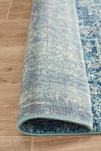 Aurora Muse Blue Transitional Runner Rug