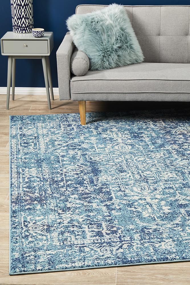 Aurora Muse Blue Transitional Rug