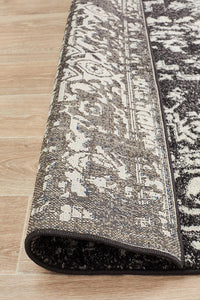 Aurora Scape Charcoal Transitional Rug