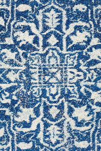 Aurora Contrast Navy Transitional Rug