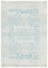 Aurora Glacier White Blue Transitional Rug