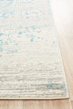 Aurora Glacier White Blue Transitional Rug