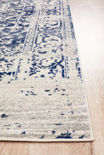 Aurora Horizon White Navy Transitional Rug