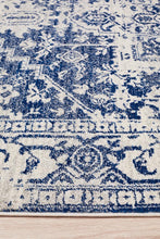 Aurora Horizon White Navy Transitional Rug