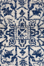 Aurora Horizon White Navy Transitional Rug