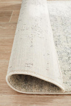 Aurora Dream White Silver Transitional Runner Rug