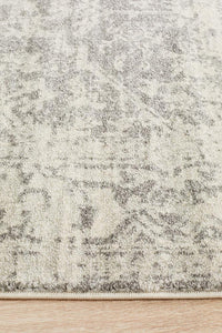 Aurora Dream White Silver Transitional Rug