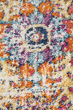 Aurora Carnival White Transitional Runner Rug