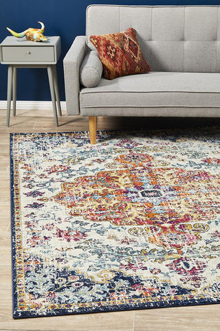 Aurora Carnival White Transitional Rug