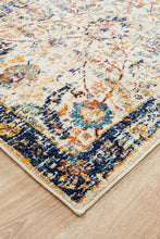 Aurora Peacock Ivory Transitional Runner Rug