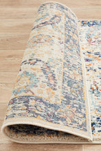 Aurora Peacock Ivory Transitional Runner Rug