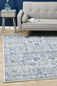 Aurora Frost Blue Transitional Rug