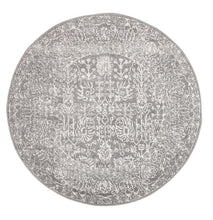 Evoke Homage Grey Transitional Round Rug