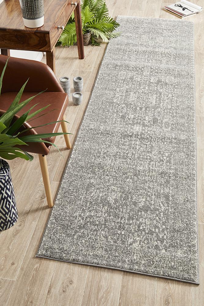 Aurora Homage Grey Transitional Runner Rug