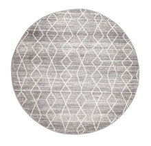 Evoke Remy Silver Transitional Round Rug