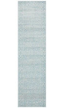 Aurora Depth Blue Transitional Runner Rug