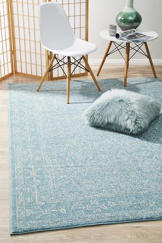 Aurora Depth Blue Transitional Rug