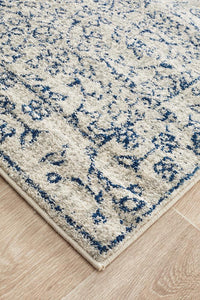 Aurora Whisper White Transitional Runner Rug