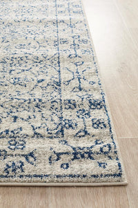 Aurora Whisper White Transitional Runner Rug