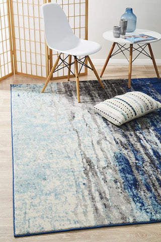 Aurora Transpose Blue Transitional Rug