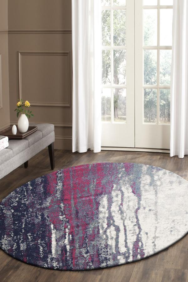 Evoke Bedrock Stone Transitional Round Rug