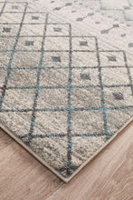 Aurora Slate White Transitional Rug