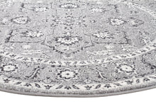 Evoke Stone Grey Transitional Round Rug