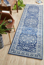 Aurora Release Navy Transitional Runner Rug