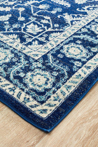 Aurora Release Navy Transitional Rug