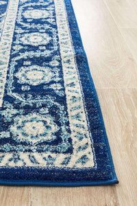 Aurora Release Navy Transitional Rug