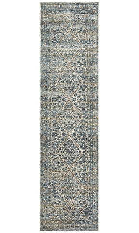 Aurora Duality Silver Transitional Runner Rug