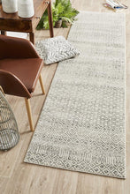 Aurora Diamond Grey Transitional Runner Rug