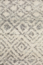 Aurora Diamond Grey Transitional Runner Rug