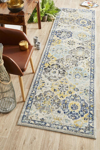 Aurora Poppy Multi Transitional Runner Rug