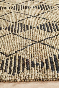 Kenya Kasa Hand Woven Tribal Jute Rug