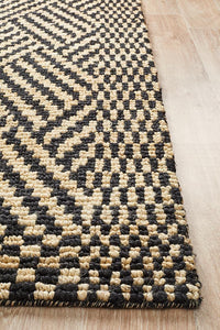 Kenya Kimi Hand Woven Tribal Jute Rug