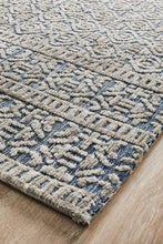 Roma Miriam Navy Grey Rug