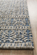 Roma Miriam Navy Grey Rug