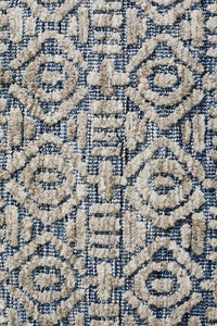 Roma Miriam Navy Grey Rug