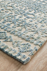 Roma Scarlett Blue Green Rug