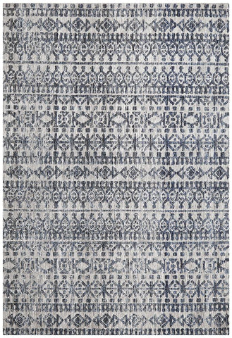 Roma Tara Navy Grey Rug