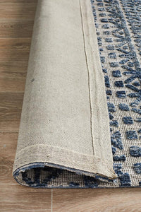 Roma Tara Navy Grey Rug