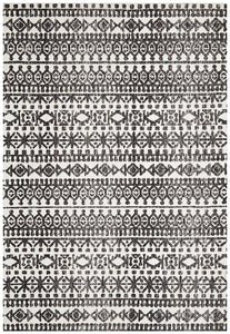 Roma Yasmin Ivory Black Rug