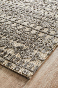 Roma Jemma Natural Grey Rug