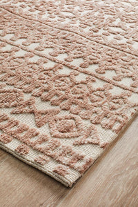 Roma Becca Peach Ivory Rug